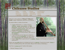 Tablet Screenshot of chikuzenstudios.com